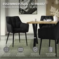 Miniatyrbild 3 av 10: Set om 2 matsalsstolar Vardagsrumsstol Köksstol Fåtölj Designstol
