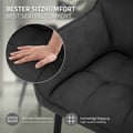 Miniatyrbild 5 av 10: Set om 2 matsalsstolar Vardagsrumsstol Köksstol Fåtölj Designstol