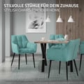 Miniatyrbild 6 av 10: Uppsättning med 4 matsalsstolar Vardagsrumsstol Köksstol Fåtölj Designstol