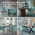 Miniatyrbild 7 av 10: Uppsättning med 4 matsalsstolar Vardagsrumsstol Köksstol Fåtölj Designstol