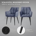 Miniatyrbild 4 av 10: Uppsättning med 4 matsalsstolar Vardagsrumsstol Köksstol Fåtölj Designstol