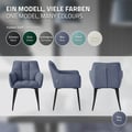 Miniatyrbild 8 av 10: Uppsättning med 6 matsalsstolar Vardagsrumsstol Köksstol Fåtölj Designstol