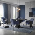 Miniatyrbild 10 av 10: Uppsättning med 6 matsalsstolar Vardagsrumsstol Köksstol Fåtölj Designstol