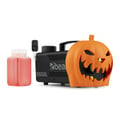 Miniatyrbild 1 av 11: Halloweendekor och rökmaskin - allt i ett. BeamZ Halloween Rökmaskin med Pumpa - 3x RBG lysdioder och trådlös fjärrkontroll - S553L