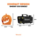Miniatyrbild 9 av 11: Halloweendekor och rökmaskin - allt i ett. BeamZ Halloween Rökmaskin med Pumpa - 3x RBG lysdioder och trådlös fjärrkontroll - S553L