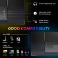 Pikkukuva 5 / 7: 18,5" Kannettava USB-näyttö 1920×1080p 120Hz, USB-C/HDMI, IPS, HDR, Sinivalosuodatin, 100% sRGB, sisäänrakennetulla tukijalalla, Laptop/PC/Mac/PS3/PS4