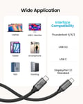 Miniatyrbilde 6 av 8: NÖRDIC 2m USB4 V2.0 120G 16K 240W kompatibel med TB4