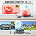 Miniatyrbilde 8 av 8: NÖRDIC 2m USB4 V2.0 120G 16K 240W kompatibel med TB4