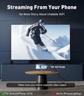 Miniatyrbilde 6 av 8: NÖRDIC 3m kabel USB-C til HDMI 2.1 8K30Hz 4K120Hz 48Gbps HDR Kompatibel med Thunderbolt 3 og 4