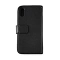 Pikkukuva 6 / 6: iPhone X/XS Plånboksfodral Läder Rvelon - Svart