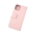 Miniatyrbild 7 av 7: iPhone 12 Mini Plånboksfodral Läder Rvelon - Rosa