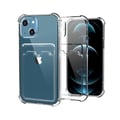 Miniatyrbild 6 av 6: iPhone 13 Stöttåligt Skal med Korthållare - Transparent