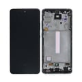 Pikkukuva 1 / 7: Samsung Galaxy A52 4G/5G Skärm med LCD Original - Vit