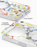 Miniatyrbild 2 av 3: Clear Case MagSafe iPhone 14 Pro Artistic Garden