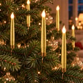 Miniatyrbillede 8 af 8: Juletræslys LED 20 stk. i 4 farver Trådløse inkl. Fjernbetjening &amp; Klemmer - passer til de fleste Georg Jensen lysholdere m.m.