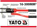 Pikkukuva 5 / 7: Hydraulinen käsipuristin puristusliittimille 16-300mm2 YT-22862 yato