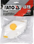 Miniatyrbillede 2 af 2: Yato engangsfiltrerende halvmaske med ventil FFP1/PZ, 3 stk. YT-7488