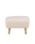 Miniatyrbild 1 av 6: Sittpuff Falkmere Light Vit