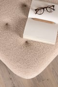 Miniatyrbild 5 av 6: Sittpuff Falkmere Vit