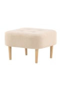 Miniatyrbild 6 av 6: Sittpuff Falkmere Vit