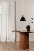 Miniatyrbillede 2 af 6: Lavendelvind Hvide Fløjlsgardiner 2 stk. 135x250 cm