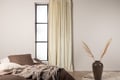 Miniatyrbillede 3 af 6: Lavendelvind Beige 2-pak Sammetgardiner 135x250 cm