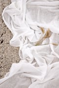 Miniatyrbillede 4 af 6: Rosendimma Hvide Linnegardiner 2-pak 135x240 cm
