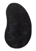 Miniatyrbillede 1 af 5: Loas Sort Oval Ulløjemåtte 175x290 cm