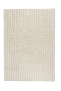 Miniatyrbillede 1 af 6: Veron Vit Ryatæppe 160x230 cm i 100% Polyester