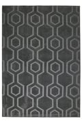 Miniatyrbillede 1 af 6: Aira Grå Blød Ryatæppe 160x230 cm i Polyester
