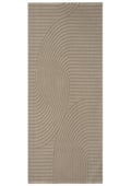 Miniatyrbillede 1 af 3: Bella Spin Mørkebrun Wilton Tæppe 80x300 cm