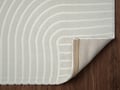 Miniatyrbillede 3 af 3: Bella Spin Offwhite Wilton-tæppe 80x300 cm