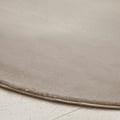 Miniatyrbillede 3 af 4: Rund Taupe Tæppe 200 cm - Blød og Vaskbar