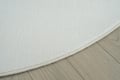 Miniatyrbillede 4 af 5: Comfy Rund Vaskbar Tæppe 120 cm Offwhite i Polyester