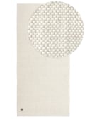 Miniatyrbild 1 av 6: Elsa Offwhite 75x230 cm Ullmatta