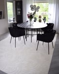 Miniatyrbillede 3 af 6: Fuzzy Soma Offwhite Vaskbar Blød Tæppe 240x340 cm