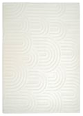 Miniatyrbillede 1 af 6: Fuzzy Soma Offwhite Vaskbar Blød Gulvtæppe 160x230 cm