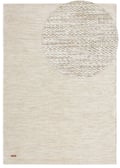 Miniatyrbillede 1 af 6: Lunda Beige Uldmåtte 133x190 cm – Holdbar og Elegant