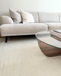 Miniatyrbild 2 av 6: Lunda Offwhite 133x190 cm Ullmatta