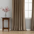 Miniatyrbillede 4 af 6: Mathilde Sand 2x140x250 cm Sammetsgardin 2-pack