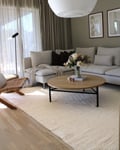 Miniatyrbillede 3 af 6: Molly Beige Uldmåtte 133x190 cm - Robust og Stilfuld