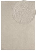 Miniatyrbild 1 av 6: Nordic Beige 240x340 cm Ullmatta-look