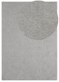 Miniatyrbillede 1 af 6: Nordic Grå 160x220 cm Polyester Tæppe med Uldlook