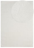 Miniatyrbillede 1 af 6: Nordic Offwhite Ullignende Tæppe 160x220 cm - Elegant og Holdbart