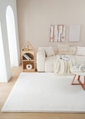 Miniatyrbillede 5 af 6: Rabbit Lux Offwhite Pelsmåtte 160x230 cm - Blød og Fluffy