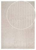 Miniatyrbillede 6 af 6: Rabbit Stripe Lysbeige Pelsmåtte 160x230 cm