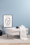 Miniatyrbild 3 av 6: Sittpuff Mistfall Beige