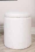 Miniatyrbild 3 av 6: Sittpuff Loredana Vit
