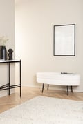 Miniatyrbild 3 av 6: Sittpuff Vallowhade Long Vit