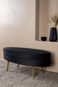 Miniatyrbild 3 av 6: Sittpuff Vallowhade Svart